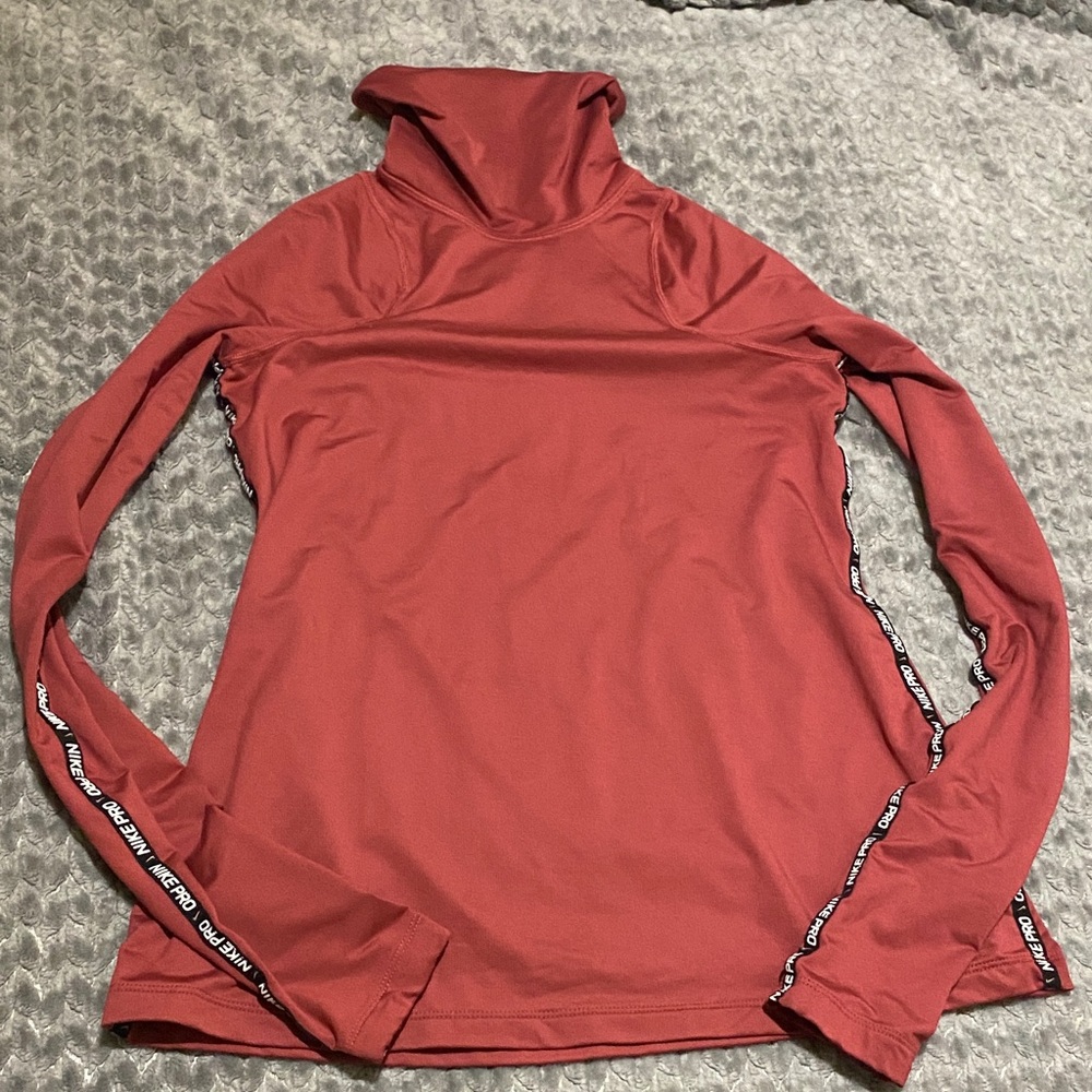 Nike Red Long Sleeve Top